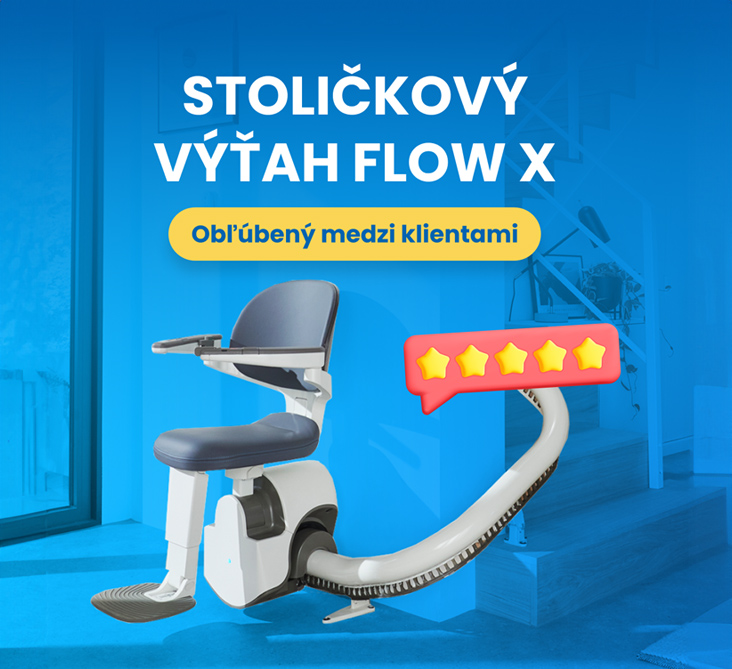 Stoličkový výťah Flow X